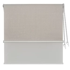 Persiana enrollable para interior modelo Uno Day-Night color cuarzo