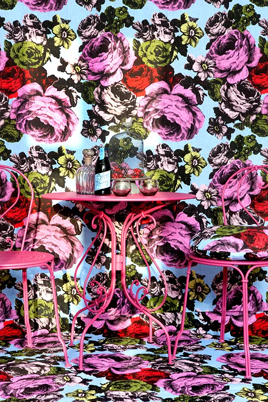 Visión 4 Baronessa multi cerise bord webb