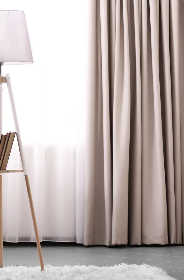 cortinas con capacidad absorción de ruido